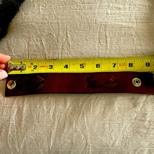 Banana Republic woven leather cuff